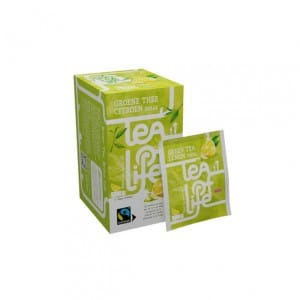 Afbeelding van Tea of life fairtrade green tea lemon 1.5 gram