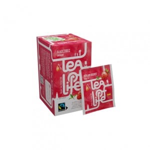 Afbeelding van Tea of life fairtrade strawberry 1.5 gram, doos a 600