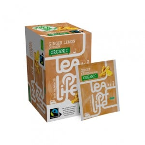 Afbeelding van Tea of life fairtrade ginger lemongrass infusion 1.25 gram, doos a 600